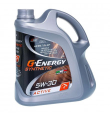 Моторное масло G-Energy Synthetic Active 5W30 4л