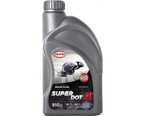 Тормозная жидкость Sintec Super DOT-4 910 гр.