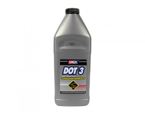 Тормозная жидкость UNIX DOT-3 910 гр.