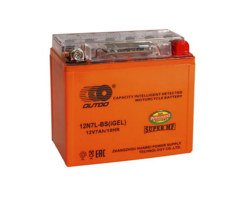 OUTDO moto 7Ah8Ah О.П. 12N7L-BS iGEL
