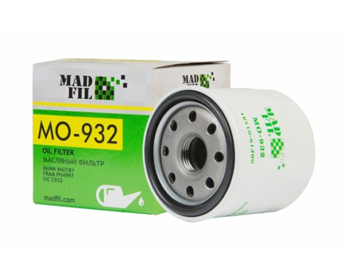 Ф. масл. Madfil MO-932 (W67/2=SM110) Daewoo Matiz/Chevrolet Aveo