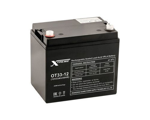 Xtreme VRLA 12v 33Ah OT33-12