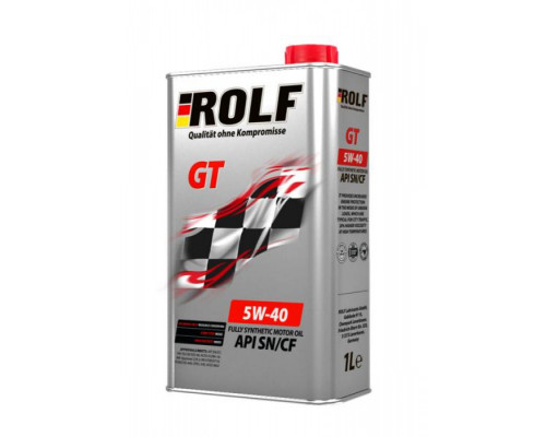 Моторное Масло Rolf GT 5w40 API SN/CF (синт.) 1л