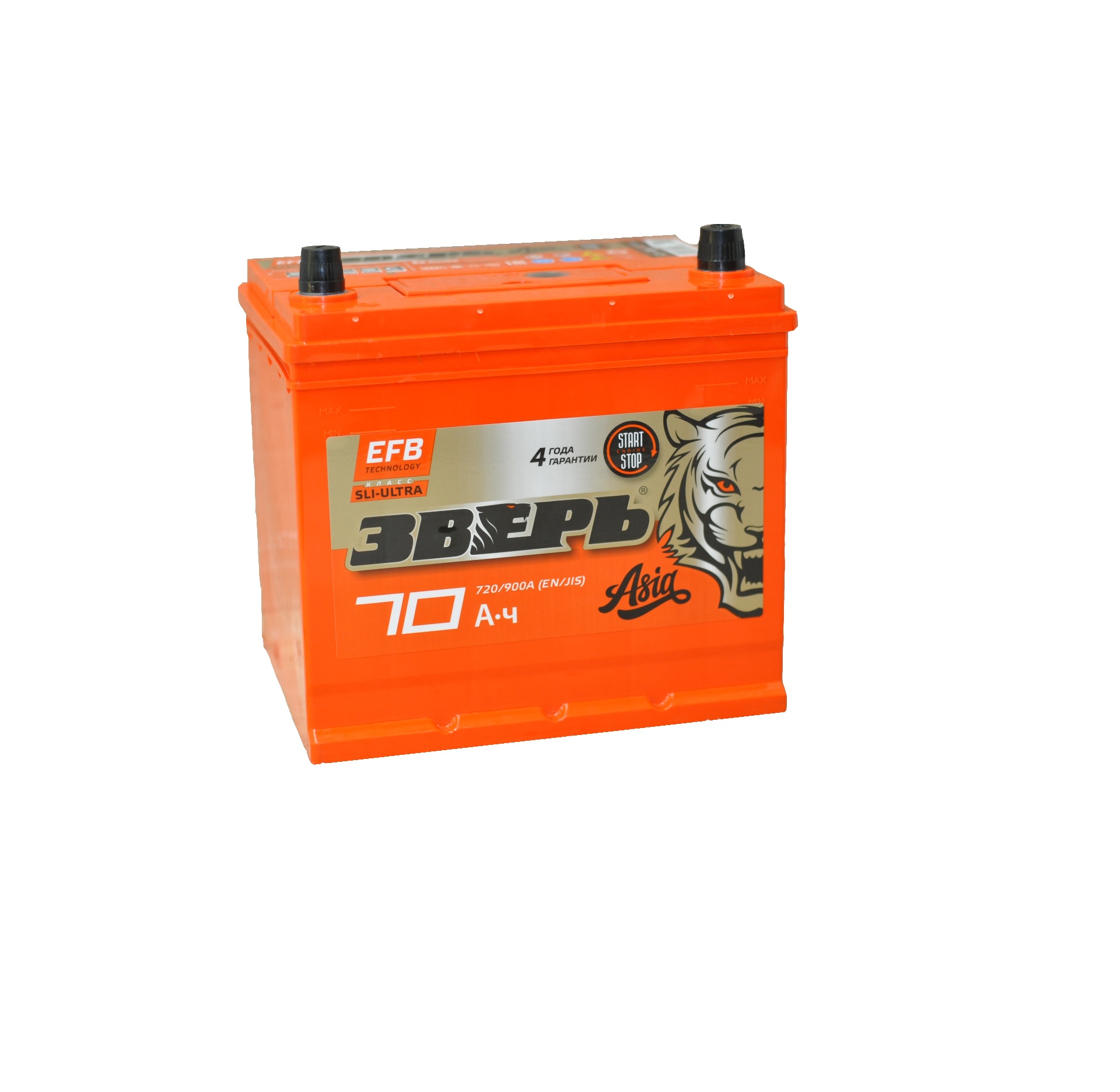 ЗВЕРЬ EFB 70 Ah  О.П.