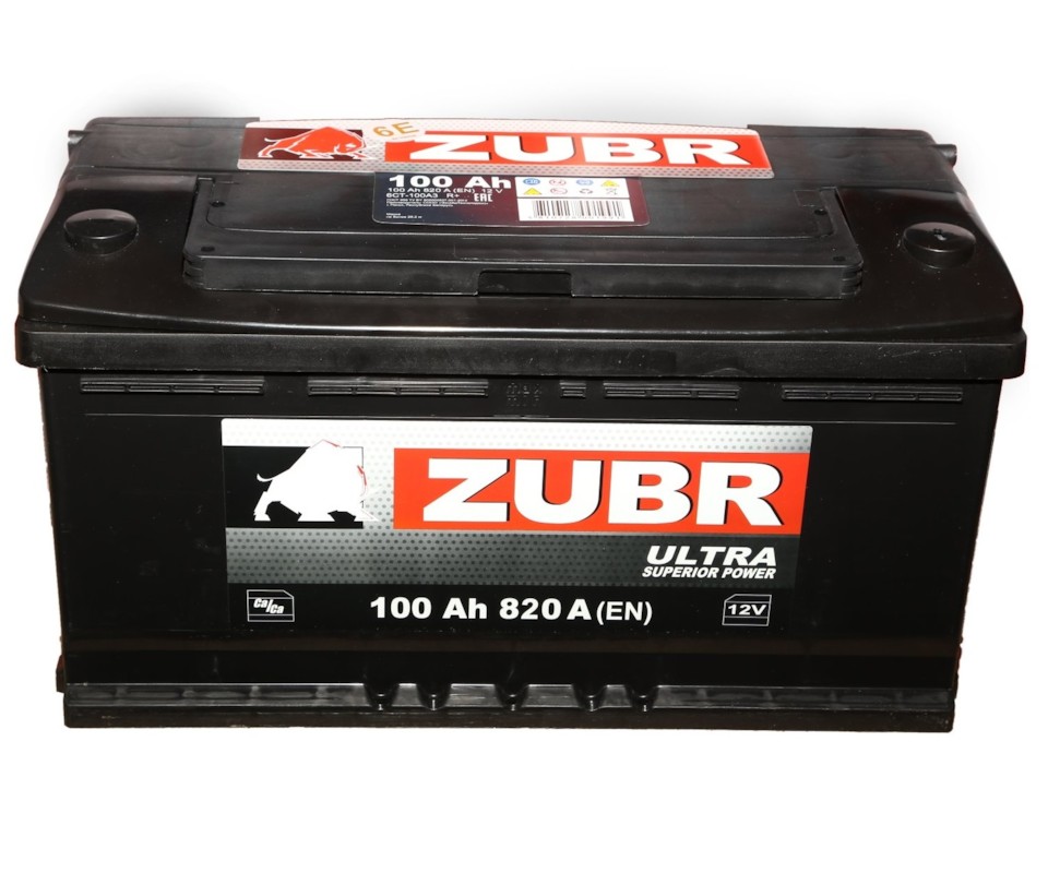 ZUBR ULTRA 100Ah П.П.