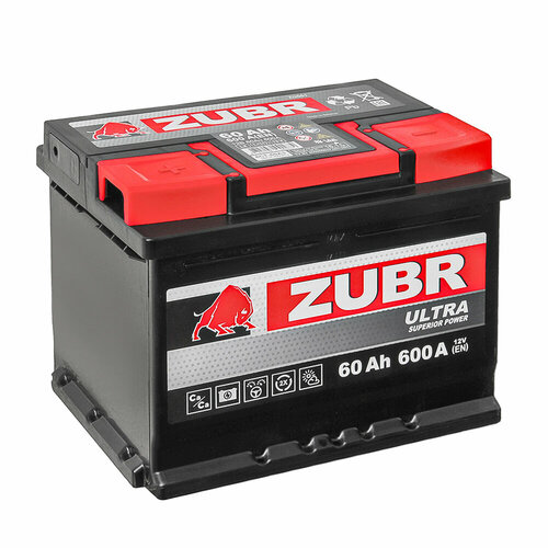 ZUBR ULTRA 60 Ah П.П.