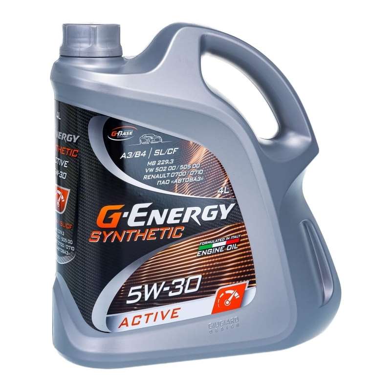Моторное масло G-Energy Synthetic Active 5W30 4л