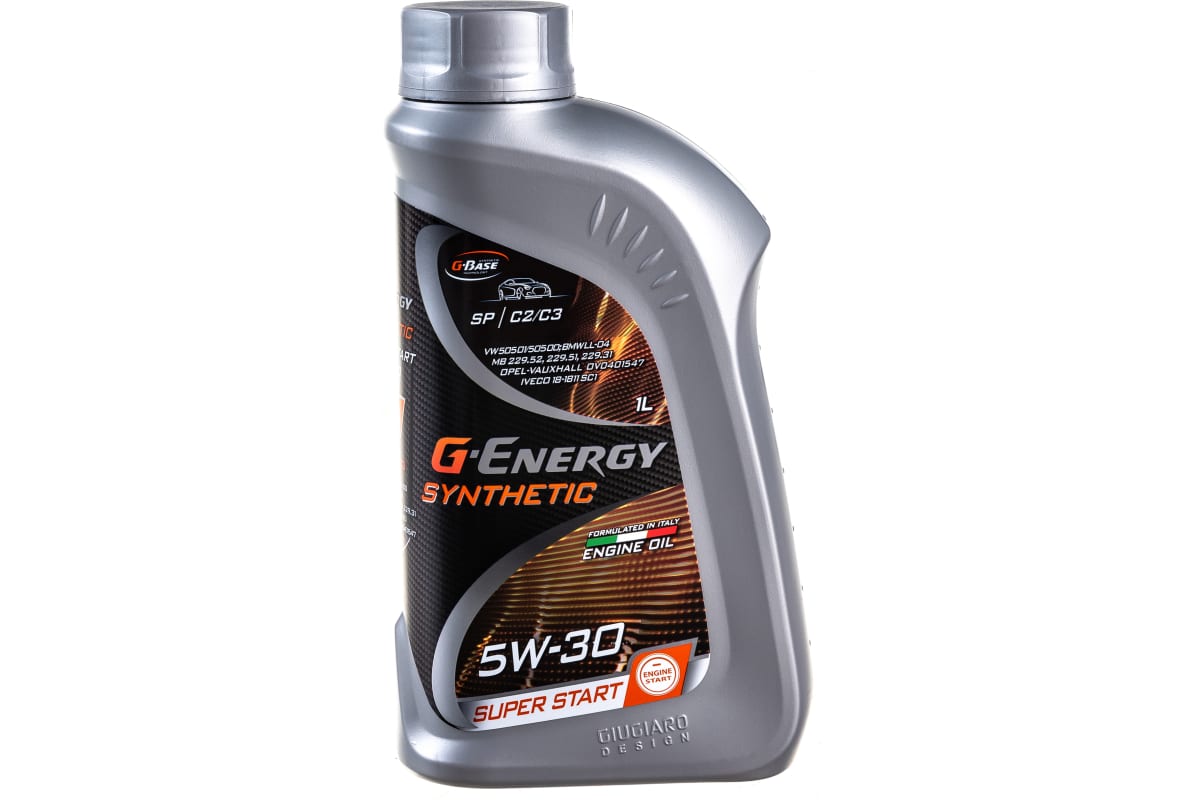 Моторное масло G-Energy Synthetic Super Start 5W30 4л