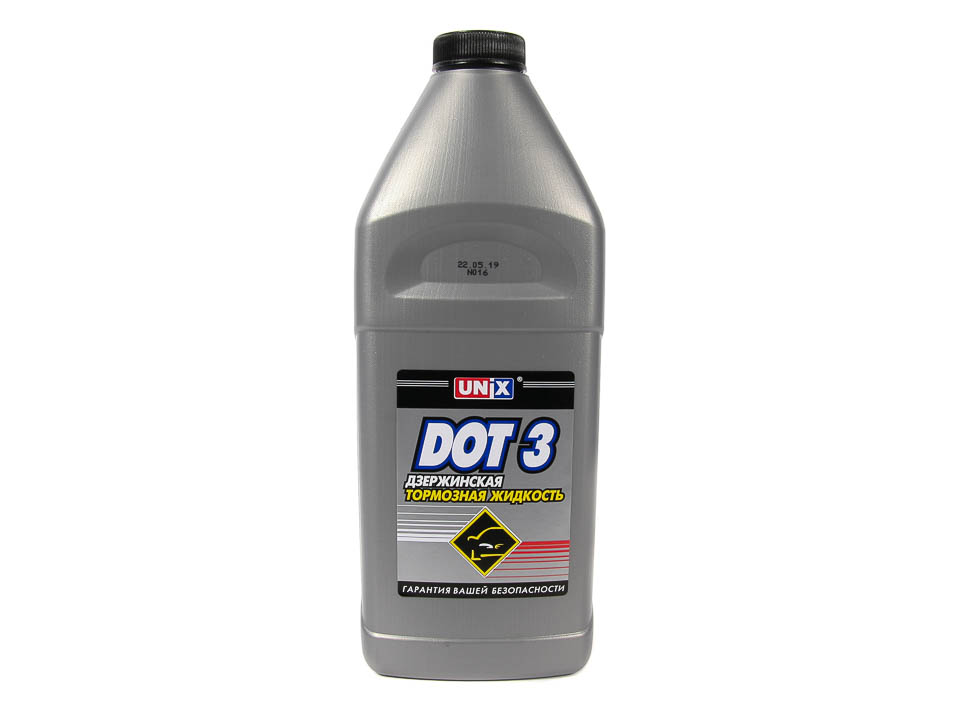 Тормозная жидкость UNIX DOT-3 910 гр.