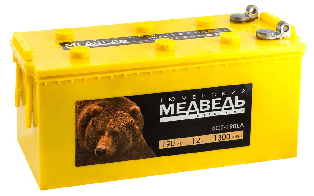 Тюменский медведь 190Ah П.П.