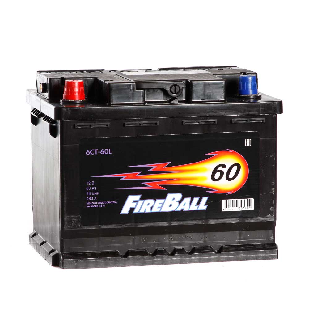 FireBall 60Ah П.П.