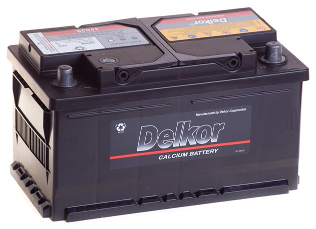 DELKOR 80Ah О.П. низкий