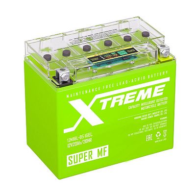 Xtreme moto 7,5Ah О.П. 12N7,5L-BS iGEL