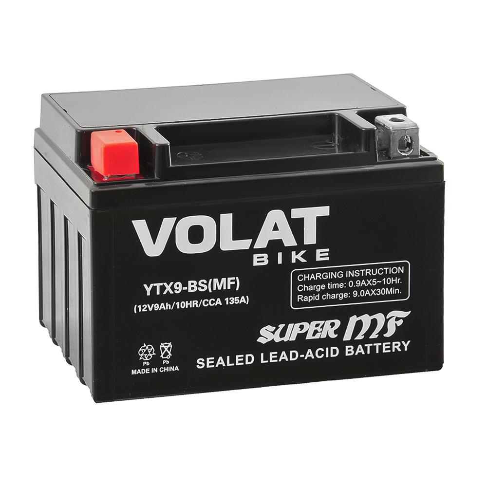 VOLAT 9Ah П.П. YTX9-BS