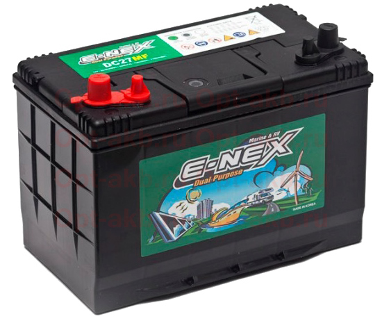 E-NEX 90Ah П.П. DC27MF marine