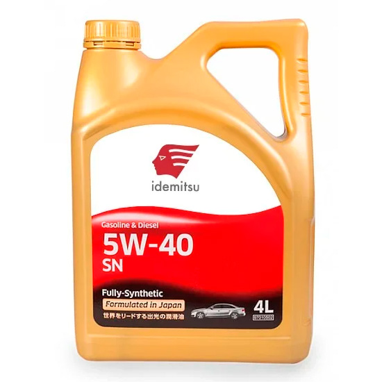 Моторное Масло Idemitsu Fully-Synthetic 5w40 API SN/GF (синт.) 4л