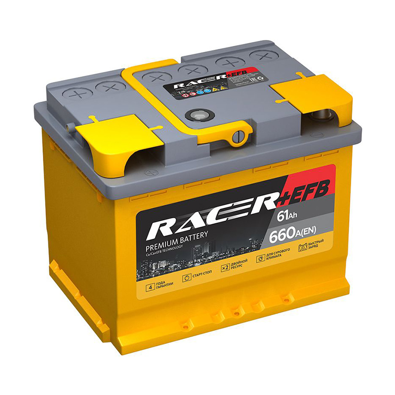 RACER EFB 61Ah О.П.
