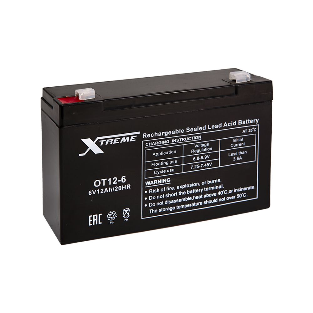 Xtreme VRLA 6v 12Ah OT12-6