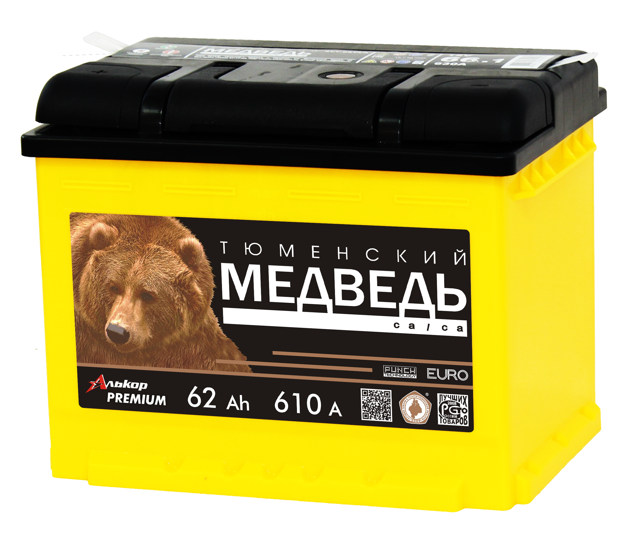 Тюменский медведь 62Ah О.П.