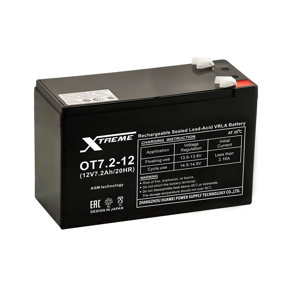 Xtreme VRLA 12v 7.2Ah OT7.2-12