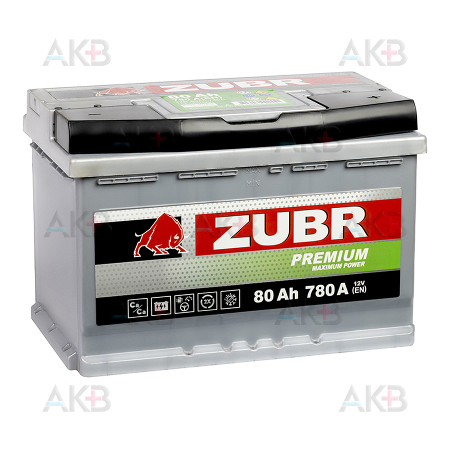 ZUBR PREMIUM 80 Ah О.П.