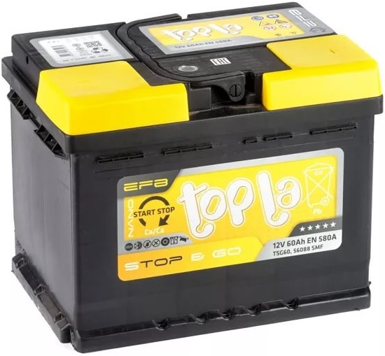 TOPLA EFB 60 Ah О.П.