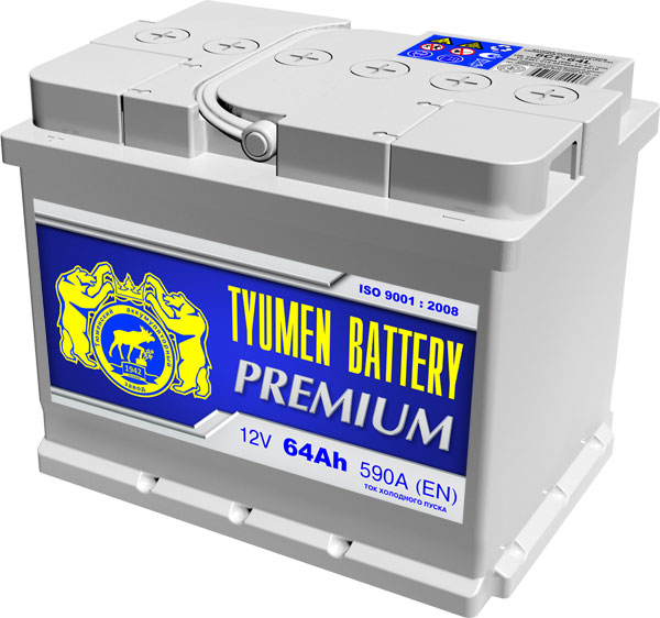ТЮМЕНЬ PREMIUM 64 Ah П.П.
