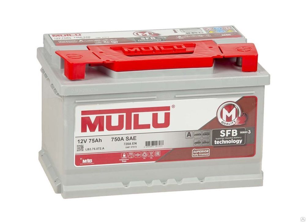 MUTLU 75 Ah О.П.