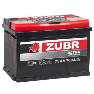 ZUBR ULTRA 75 Ah П.П.