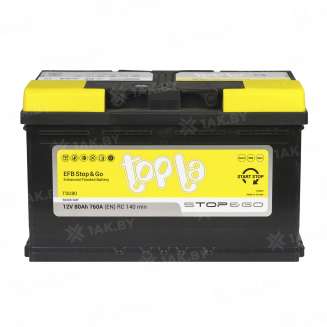 TOPLA EFB 80Ah О.П.