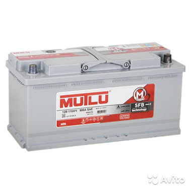 MUTLU 110 Ah О.П.
