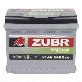 ZUBR PREMIUM 63 Ah О.П.