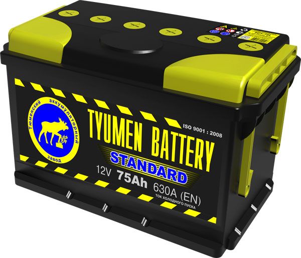 ТЮМЕНЬ STANDARD 75 Ah П.П.