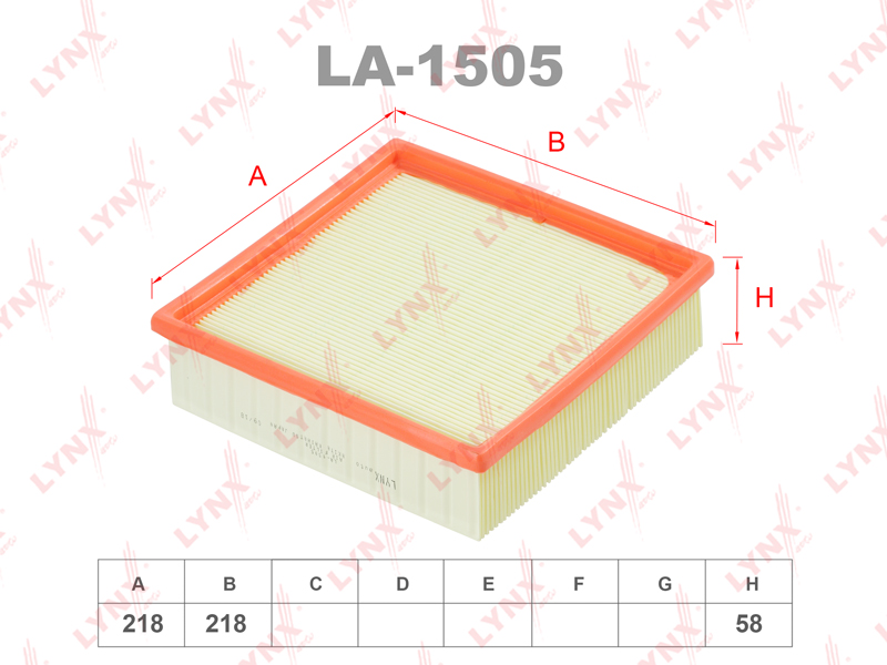 Ф. воздушный Lynx LA-1505 (аналог SB201)