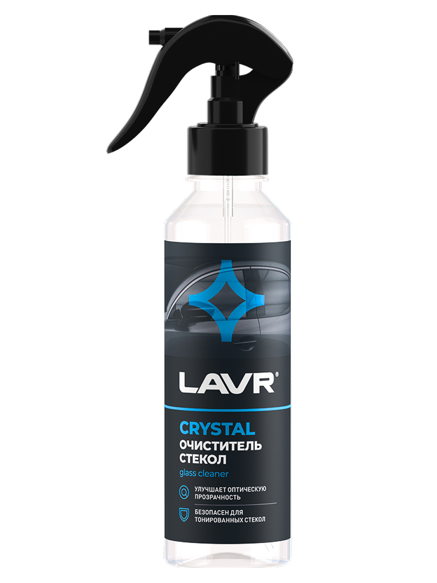 Очиститель стекол 255мл триггер Crystal LAVR арт.Ln 1603