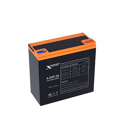 Xtreme VRLA 12v 30Ah 6-DZF-26 e-byke